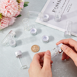 40Pcs Clear Glass Bottles Bead Containers&nbsp;CON-SC0001-15A-02