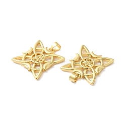 Rack Plating Brass Pendants&nbsp;KK-O142-23G