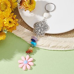Flower Resin Keychains&nbsp;KEYC-JKC00556-01