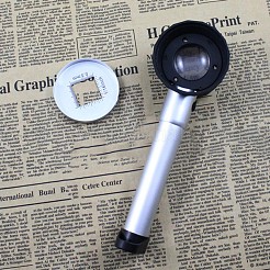 Metal Handheld Magnifier&nbsp;AJEW-L073-11