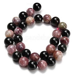 Natural Multicolor Tourmaline Beads Strands&nbsp;G-UK0035-A01-12MM