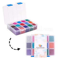 Baking Paint Glass Seed Beads&nbsp;SEED-PH0012-27-3mm