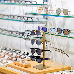 4-Tier 201 Stainless Steel Sunglasses Tower Display Stands&nbsp;ODIS-WH0086-221A