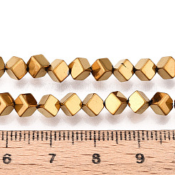 Electroplated Synthetic Non-magnetic Hematite Beads Strands&nbsp;G-T139-62B
