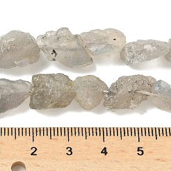 Raw Rough Natural Labradorite Beads Strands&nbsp;G-M453-D14
