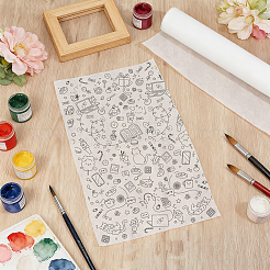 50M Cicada Wing Paper Roll for Calligraphy Painting&nbsp;DIY-WH0671-435