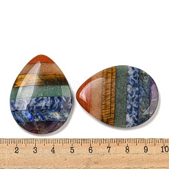 Teardrop Chakra Natural Mixed Stone Worry Stone&nbsp;G-G132-01