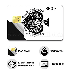 PVC Plastic Waterproof Card Stickers&nbsp;DIY-WH20044-005