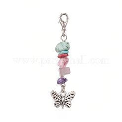 Tibetan Style Alloy Pendant Decorations&nbsp;HJEW-JM00930-01
