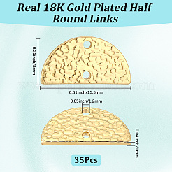 35Pcs Brass Connector Charms&nbsp;KK-BBC0028-47