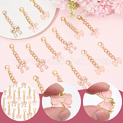 30Pcs 3 Style Alloy Enamel Pendant Decorations&nbsp;HJEW-CP00078