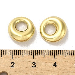 304ステンレススチールリンクリング  リング  14KGP本金メッキ  14.8x2.8mm  内径：8mm&nbsp;STAS-L022-142G