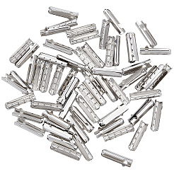 靴ひも用真鍮アグレット150個  靴紐の先端の頭  コラム  プラチナ  22.5~23x4~6x5.5~6.5mm&nbsp;KK-CY0001-14P