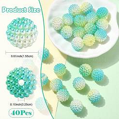 40Pcs Imitation Pearl Acrylic Beads&nbsp;OACR-FS0002-89A-05
