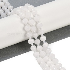Natural White Jade Beads Strands&nbsp;G-H057-A22-07