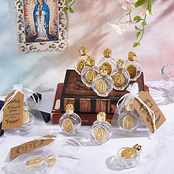 24Pcs Glass Empty Holy Water Bottles for Religious&nbsp;AJEW-WA0004-61