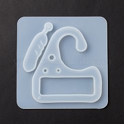 Feather & Handle Shape DIY Pendant Silicone Molds&nbsp;DIY-F114-13