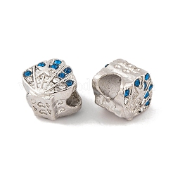 Rack Plating Alloy European Beads&nbsp;FIND-C055-10P