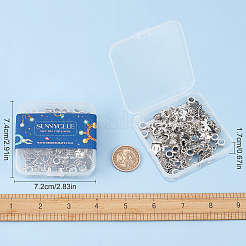 40Pcs 10 Style Tibetan Style Alloy European Dangle Charms&nbsp;MPDL-SC0001-06