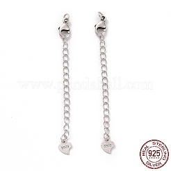 925 Sterling Silver Chain Extenders&nbsp;STER-D036-37AS