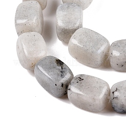 天然石ラブラドライトビーズ連売り  直方体の  10~12x8~9x7~8mm  穴：1.2mm  約33個/連  15.35''（39センチメートル）&nbsp;G-T138-85