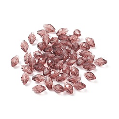 模造オーストリアクリスタルビーズ  グレードAAA  多面カット  双円錐形  パープル  6x9.5mm  穴：0.7~0.9mm&nbsp;SWAR-F054-9x6mm-11