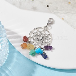 Tibetan Style Alloy Pendant Decorations&nbsp;HJEW-JM01291-03