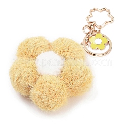 Flower Plush Pendant Keychain&nbsp;LS-KEYC-F039-06