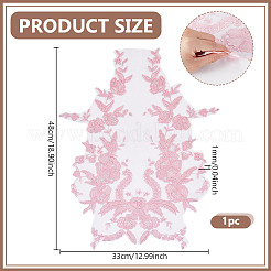 Polyester Flower Collars&nbsp;DIY-WH0622-376B
