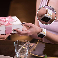 12Pcs 12 Style Flower & Wave & Rectangle Crystal Rhinestone Watch Band Charms Set with Imitation Pearl&nbsp;FIND-PH0007-68