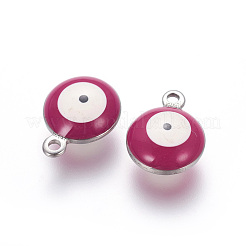304 Stainless Steel Enamel Charms&nbsp;STAS-O123-C-07P