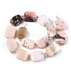 Natural Pink Opal Beads Strands&nbsp;G-C098-A19-01