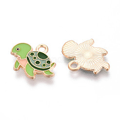 Marine Animals Alloy Enamel Pendants&nbsp;ENAM-T022-34E