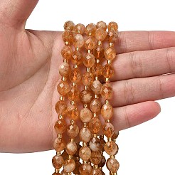 Heated Natural Citrine Beads Strands&nbsp;G-F809-A45-01