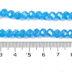 Baking Electroplate Glass Beads Strands&nbsp;DGLA-A039-J6MM-B12
