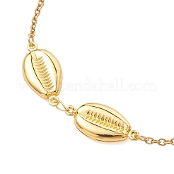 3Pcs 3 Styles Summer Beach 304 Stainless Steel Shell Shape Link Anklets for Women&nbsp;AJEW-AN00766
