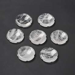 天然水晶 心配石  花の形  37.5~38x38x7~7.5mm&nbsp;G-E586-01V