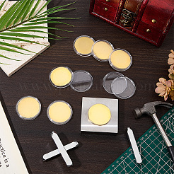 12Pcs Iron Blank Commemorative Coins&nbsp;AJEW-BC0011-02G