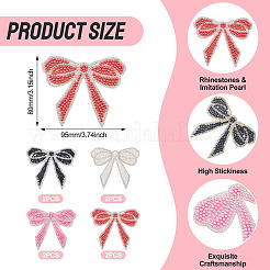8Pcs 4 Colors Polyester Cloth Patches&nbsp;PATC-TA0001-29