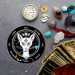 1Pc Chakra Gemstones Dowsing Pendulum Pendants&nbsp;FIND-CN0001-15D