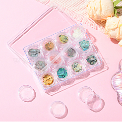 12色 シェルチップ ネイルアート デコレーション アクセサリー  ミックスカラー  5~12x7~23x0.1~0.3mm&nbsp;DIY-WH20002-669