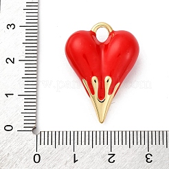 Brass Enamel Pendants&nbsp;KK-Q098-19G-B