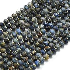 Natural Dumortierite Beads Strands&nbsp;G-P573-A47-01