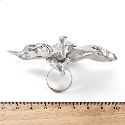 Alloy Finger Rings for Women&nbsp;RJEW-L127-01P