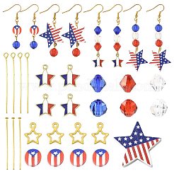 Independence Day DIY Earring  Making Kits&nbsp;DIY-FS0009-54