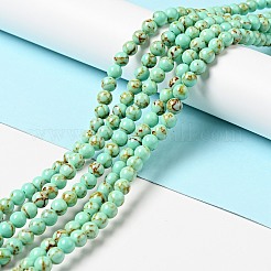 Synthetic Turquoise Beads Strands&nbsp;LS-TURQ-H038-6mm-XXS10