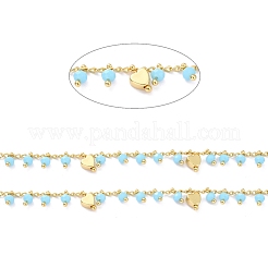 Handmade Glass Beaded Chains&nbsp;CHC-I038-14G-01