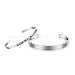 Aluminum Bangle Blanks&nbsp;DIY-H134-01A-P