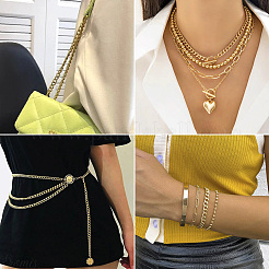 9.84 Feet Brass Faceted Curb Chains&nbsp;CHC-TA0001-31