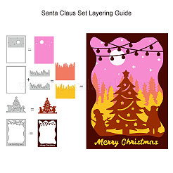Christmas Theme Carbon Steel Cutting Dies Stencils&nbsp;DIY-WH0309-1228